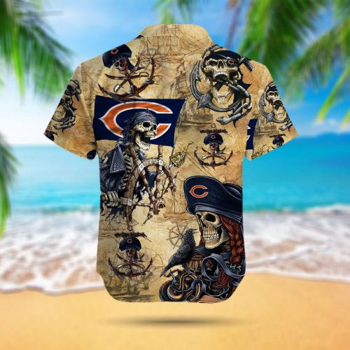 Chicago Bears Pirates Retro Hawaiian Shirt