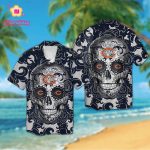 Chicago Bears Sugar Skull Hawaiian Shirt
