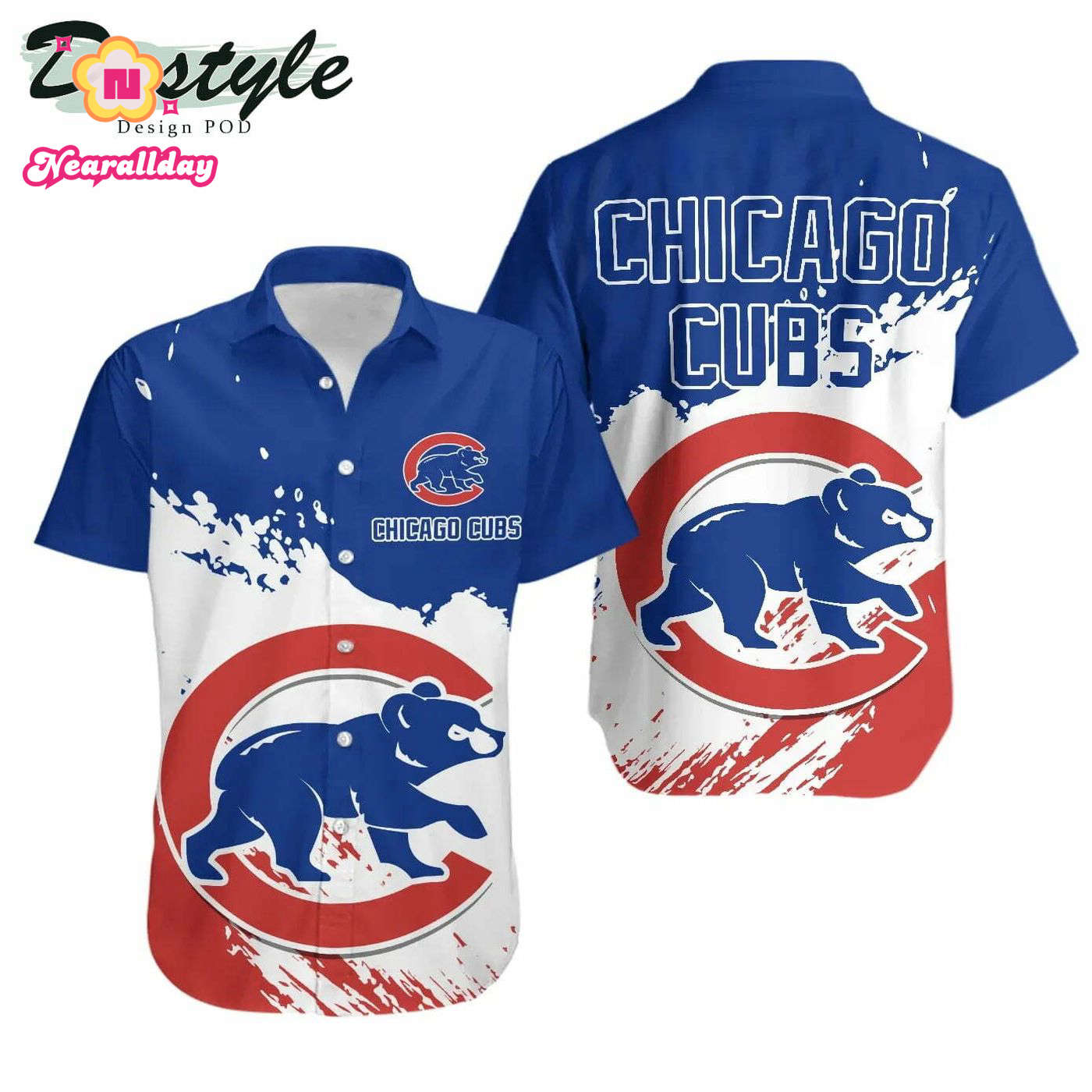 Chicago Cubs Baseball Hawaiian Shirt – Official MLB Licensed Apparel Chicago Cubs Baseball Hawaiian Shirt – Official MLB Licensed Apparel