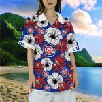 Chicago Cubs Tropical Floral Aloha Hawaiian Shirt – Official MLB Merchandise