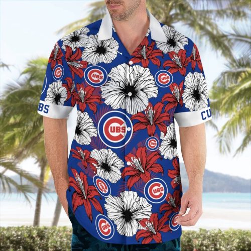 Chicago Cubs Tropical Floral Aloha Hawaiian Shirt – Official MLB Merchandise