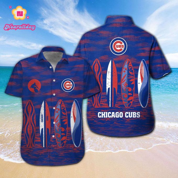 Chicago Cubs Hawaiian Shirt #12 – Official MLB Merchandise