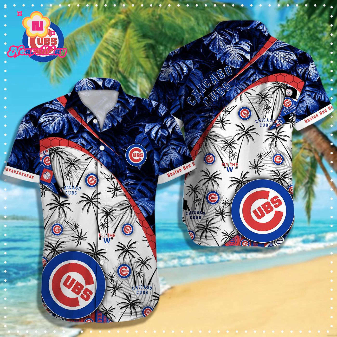 Chicago Cubs MLB Hawaiian Shirt – Officially Licensed Q-49376 Chicago Cubs MLB Hawaiian Shirt – Officially Licensed Q-49376