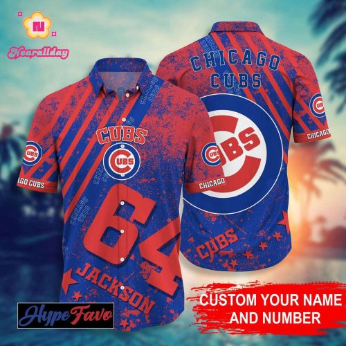 Custom Chicago Cubs MLB Hawaiian Shirt – Personalized Team Fan Gear