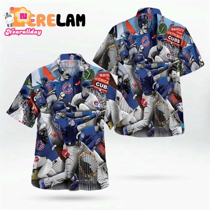 Chicago Cubs Hawaiian Shirt: Official MLB Merchandise for Fans