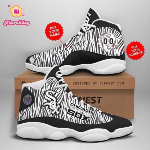 Chicago White Sox Air Jordan 13 Sneaker Custom For Fans  Unisex Shoes Gift
