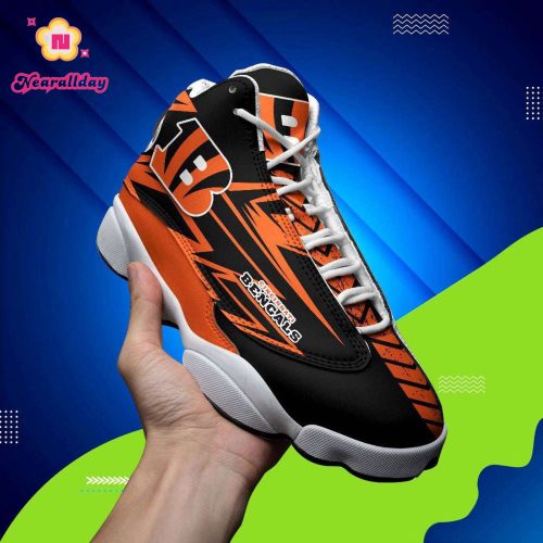 Cincinnati Bengals Air Jordan 13 Sneaker Custom For Fans Gift