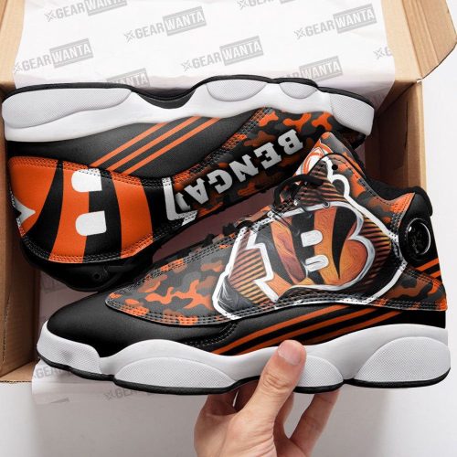 Cincinnati Bengals Air Jordan 13 Sneaker Custom For Fans Gift