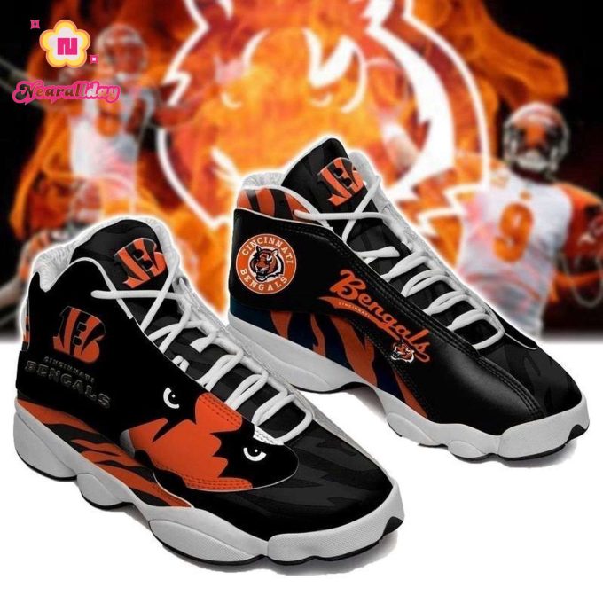 Cincinnati Bengals Air Jordan 13 Sneaker Custom For Fans Gift