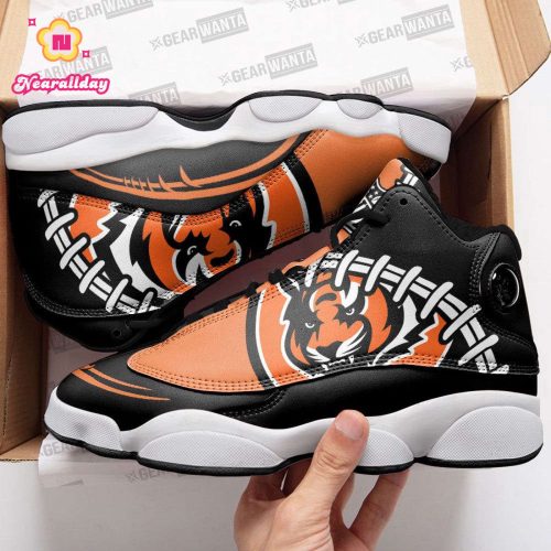 Cincinnati Bengals Air Jordan 13 Sneaker Custom For Fans Gift