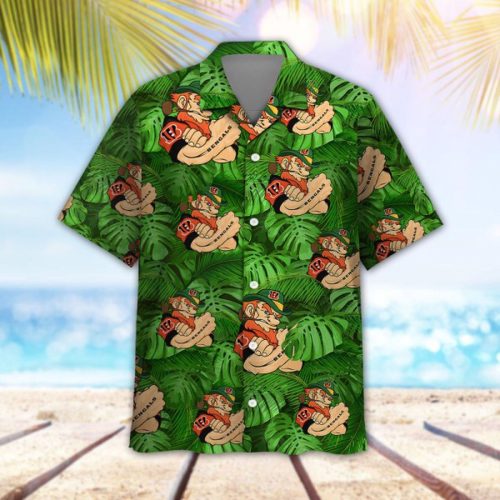 Cincinnati Bengals Leprechaun St. Patrick’s Day Hawaiian Shirt