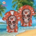Cincinnati Bengals Sugar Skull Hawaiian Shirt