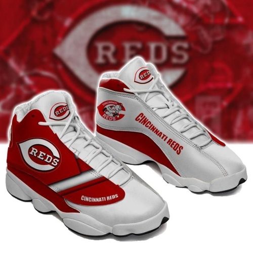 Cincinnati Reds Air Jordan 13 Sneaker Custom For Fans  Unisex Shoes Gift