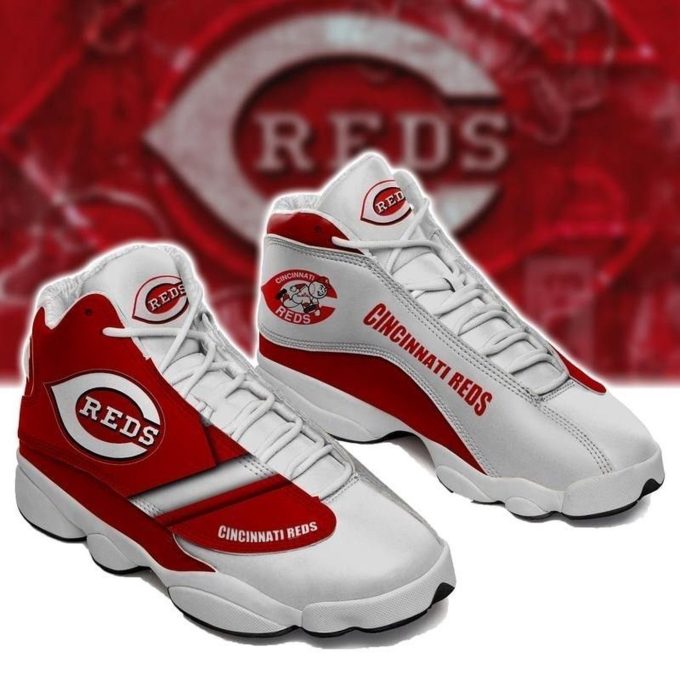 Cincinnati Reds Air Jordan 13 Sneaker Custom For Fans  Unisex Shoes Gift