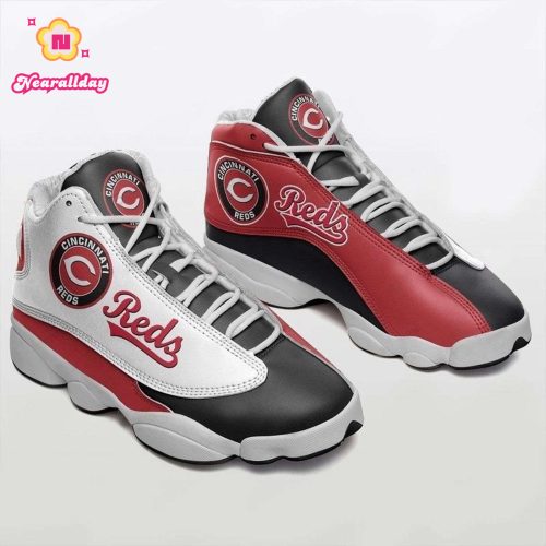 Cincinnati Reds Air Jordan 13 Sneaker Custom For Fans  Unisex Shoes Gift