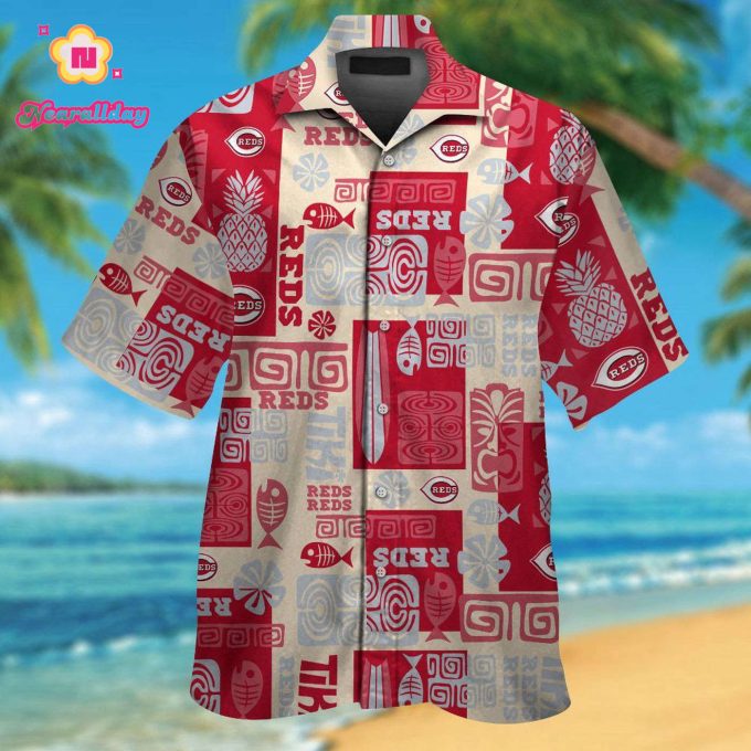 Cincinnati Reds Hawaiian Shirt #5 – Official MLB Merchandise for Fans