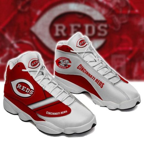 Cincinnati Reds Jordan 13 Shoes Cincinnati Reds  JD13 Sneakers For Men Women- Unisex Shoes Gift