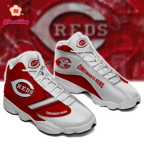Cincinnati Reds Jordan 13 Shoes Cincinnati Reds  JD13 Sneakers For Men Women- Unisex Shoes Gift