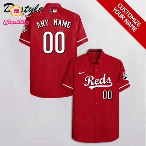 Custom Cincinnati Reds Hawaiian Shirt – Personalized MLB Fan Gear