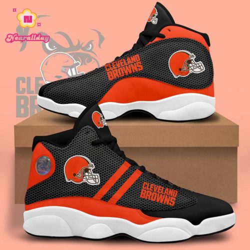 Cleveland Browns Air Jordan 13 Sneaker Custom For Fans Gift