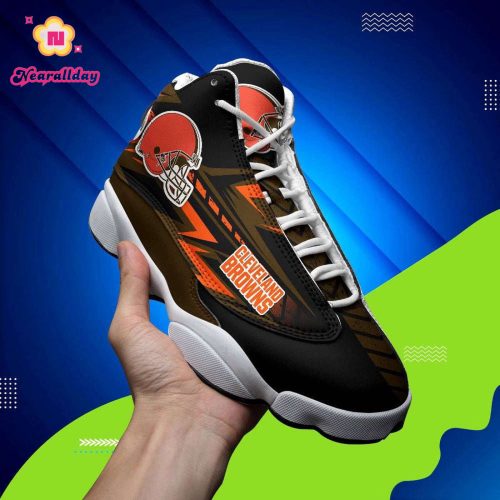 Cleveland Browns Air Jordan 13 Sneaker Custom For Fans Gift