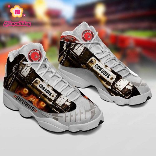 Cleveland Browns Air Jordan 13 Sneaker Custom For Fans Gift