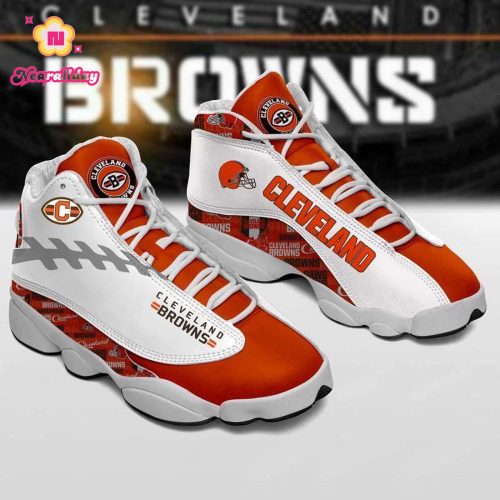 Cleveland Browns Air Jordan 13 Sneaker Custom For Fans Gift