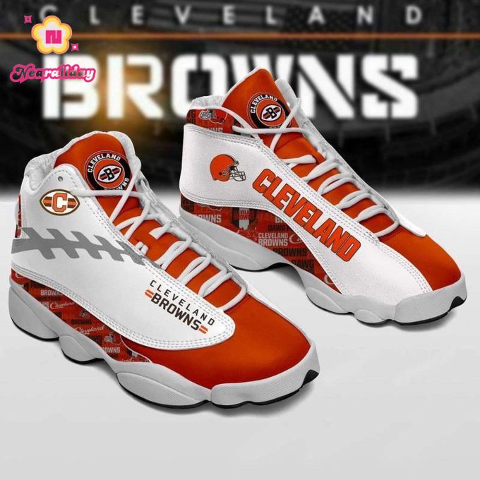 Cleveland Browns Air Jordan 13 Sneaker Custom For Fans Gift