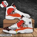 Cleveland Browns Air Jordan 13 Sneaker Custom For Fans Gift