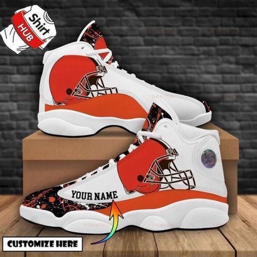 Cleveland Browns Air Jordan 13 Sneaker Custom For Fans Gift