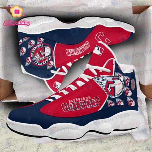 Cleveland Guardians Air Jordan 13 Sneaker Custom For Fans  Unisex Shoes Gift