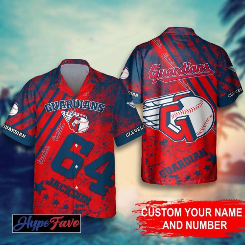 Custom Cleveland Guardians MLB Hawaiian Shirt – Personalized Fan Gear