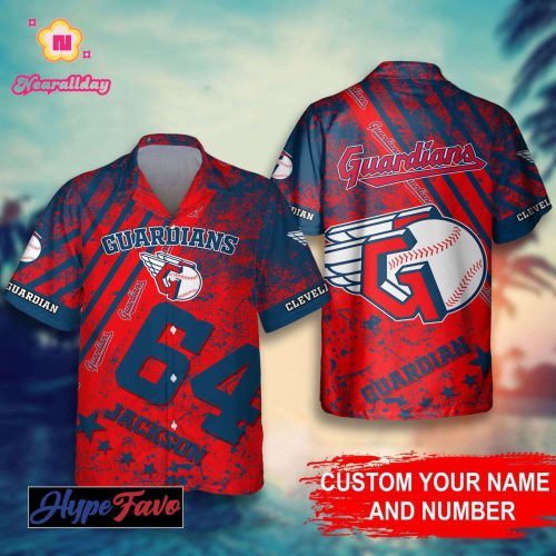 Custom Cleveland Guardians MLB Hawaiian Shirt – Personalized Fan Gear