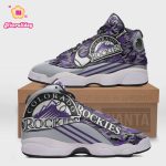 Colorado Rockies Air Jordan 13 Sneaker Custom For Fans  Unisex Shoes Gift