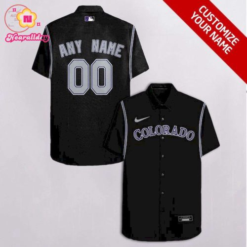 Custom Colorado Rockies Hawaiian Shirt – Personalized MLB Fan Apparel
