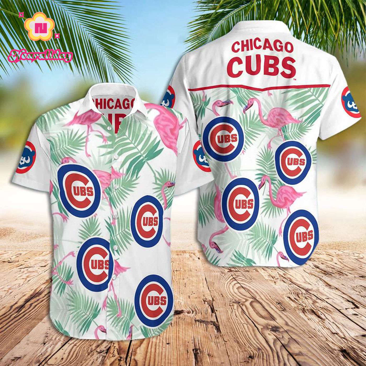 Chicago Cubs Flamingo Hawaiian Shirt – Official Cubs Merchandise Chicago Cubs Flamingo Hawaiian Shirt – Official Cubs Merchandise