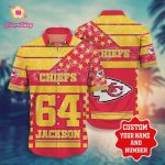 Custom Kansas City Chiefs Logo Star Hawaiian Shirt