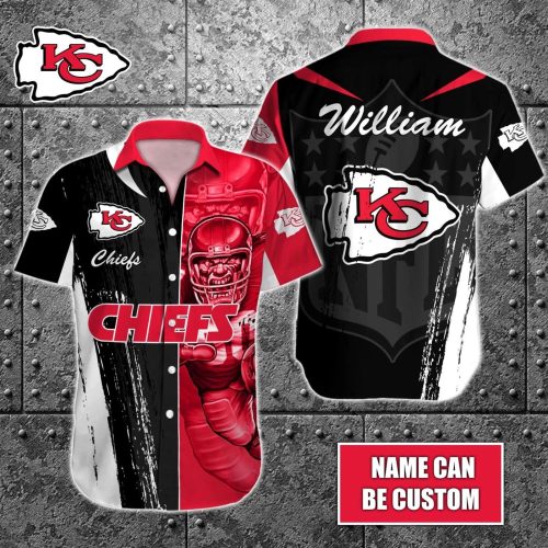 Custom Kansas City Chiefs Nfl Hawaiian Shirt  Gift