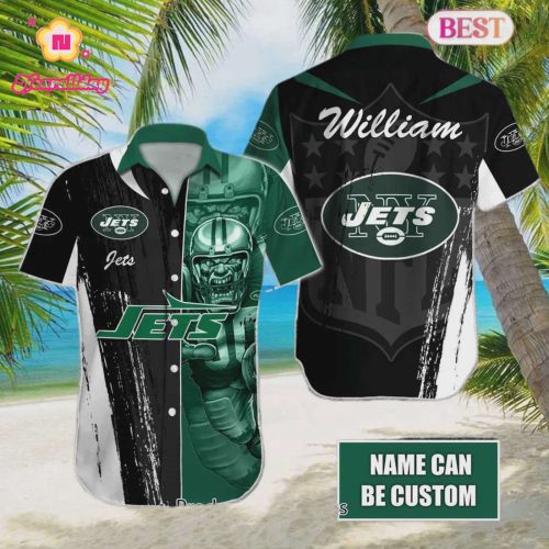 Custom New York Jets Mascot Trending Summer Hawaiian Shirt
