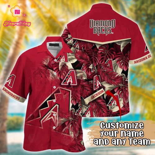 Customized Arizona Diamondbacks Hawaiian Shirt - Radiant Rhythms for MLB Fans
