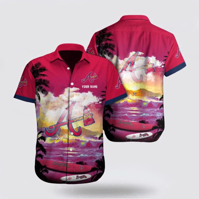 Custom MLB Atlanta Braves Hawaiian Shirt – Dive into Fan MLB Style!