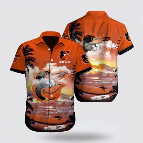 Custom MLB Baltimore Orioles Hawaii Shirt: Beach Fan Transformation