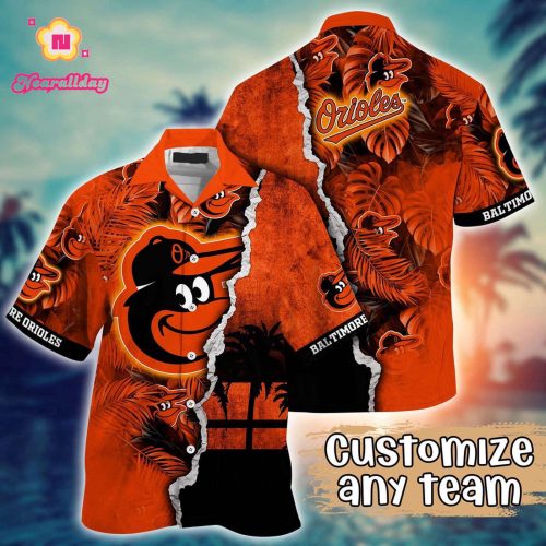 Official MLB Baltimore Orioles Hawaiian Shirt – Customizable Champion Chic Couture for Fans