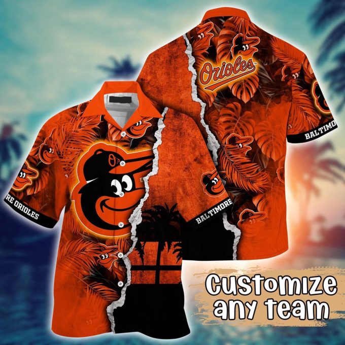 Official MLB Baltimore Orioles Hawaiian Shirt – Customizable Champion Chic Couture for Fans