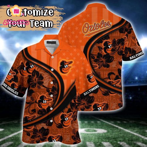 Personalized Baltimore Orioles Hawaiian Shirt - Vibrant Colors for MLB Fans