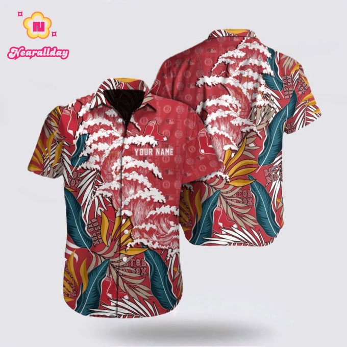Custom MLB Boston Red Sox Hawaiian Shirt – Unveil the Ultimate Fan Apparel!