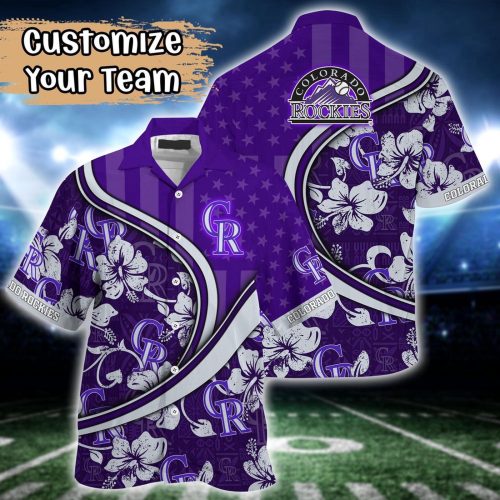 MLB Colorado Rockies Custom Hawaiian Shirt – Vibrant Fan Apparel