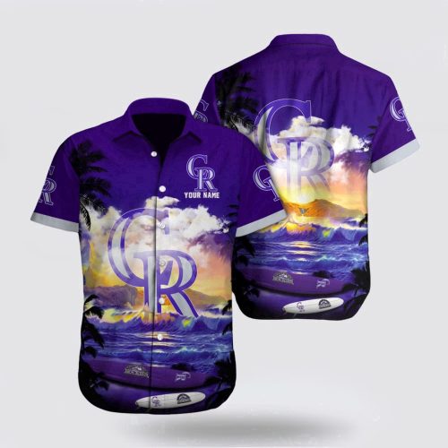 MLB Colorado Rockies Hawaiian Shirt Set – Show Your Fan Spirit!
