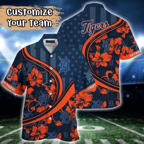 MLB Detroit Tigers Custom Hawaiian Shirt – Vibrant Fan Colors