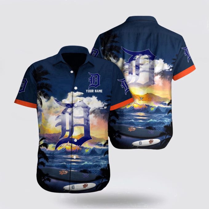 Custom Detroit Tigers Hawaiian Shirt – Perfect Baseball Fusion for MLB Fans